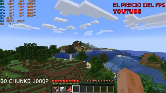 MINECRAFT JAVA 1.17.1 TEST GAMING INTEL I5 2320 EN 2021 смотреть онлайн