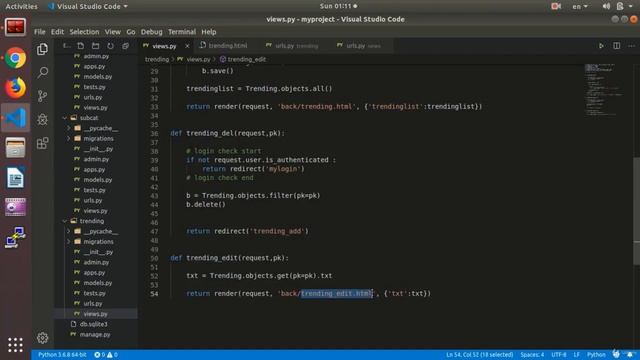 Trending Delete and Edit | Python and Django смотреть онлайн