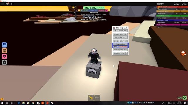 [ROBLOX HACKS] Miner's haven LOOP GUI/LUCKY GUI/SCRIPTS/HACKS смотреть онлайн