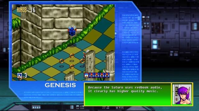 Sonic 3d Blast for Sega Genesis and Saturn - Review смотреть онлайн