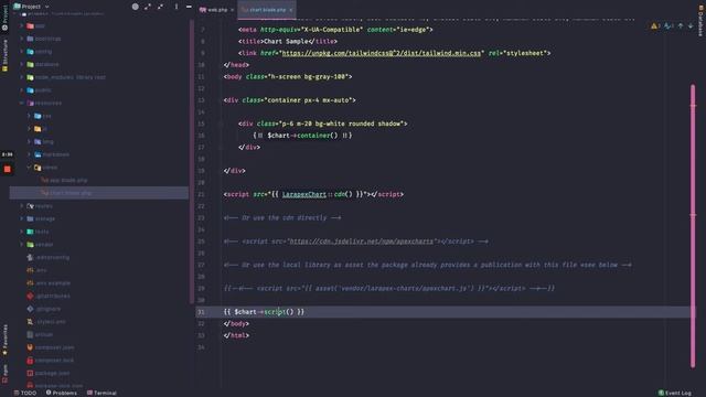 Create charts with Laravel & Apexcharts using blade. смотреть онлайн