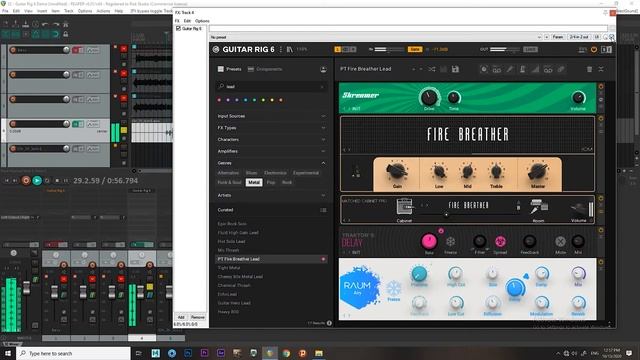 Native Instruments Guitar Rig 6 - Rhythm Guitar , Lead Guitar and Bass смотреть онлайн