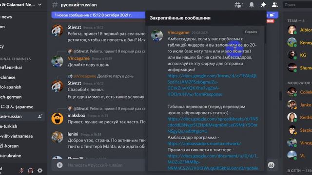 Manta Network. Как подавать отчеты о проделанной работе амбассадору смотреть онлайн