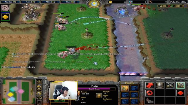 Pudge Wars v2.03d #2 - Tuyển thủ hook như nam châm đến từ vịnh bắc bộ | Mad Tigerrr смотреть онлайн