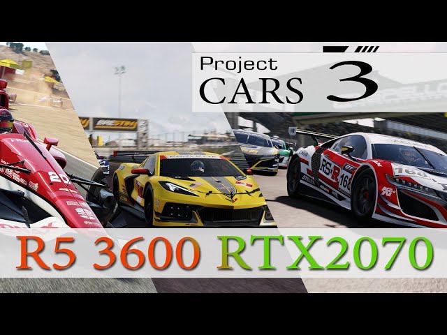 Project CARS 3 R5 3600 RTX2070 смотреть онлайн