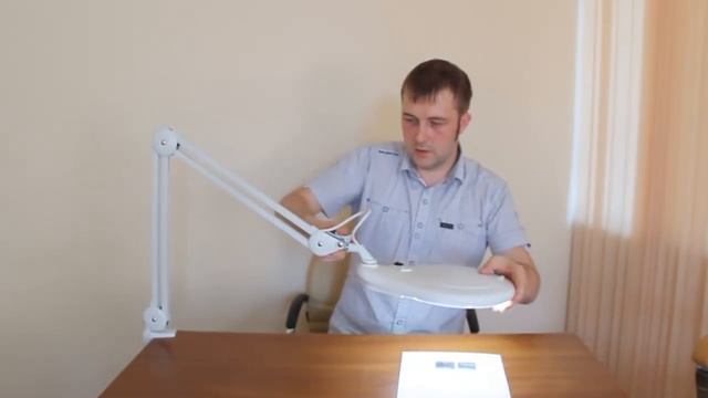 8062D3LED - настольная светодиодная лампа-лупа смотреть онлайн