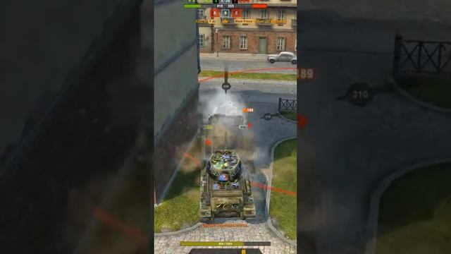 Полный разнос в Tanks Blitz #shorts смотреть онлайн