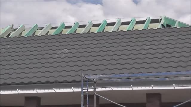 Монтаж элитной кровли. Композитная металлочерепица смотреть онлайн