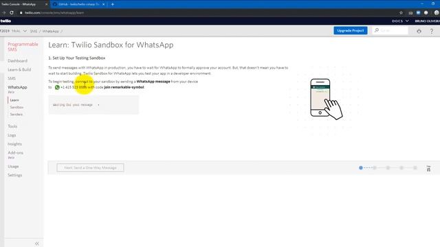 Integrações | Twilio Service | Whatsapp смотреть онлайн