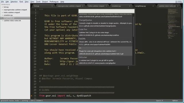 Getting Started with SublimeText смотреть онлайн