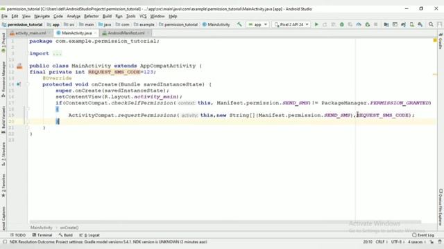 how make self check permission in android смотреть онлайн