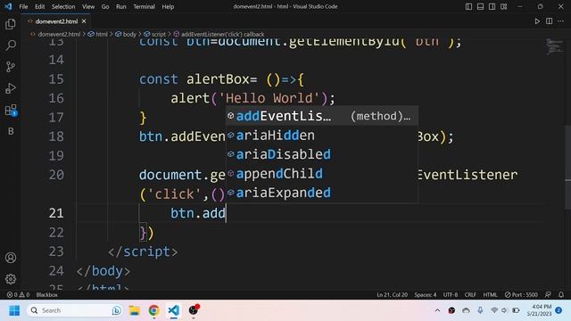 JAVASCRIPT Tutorial: Add, Multiple add, Remove events in JS DOM|| by @theCodeDefinition смотреть онлайн