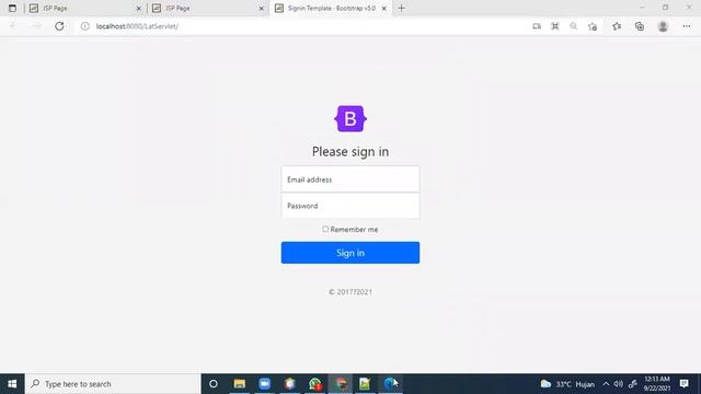 Bootstrap 5 dan Helloworld Servlet смотреть онлайн