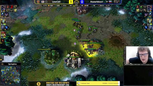 WARCRAFT 3 REFORGED: RazerMoon (Elfos) Vs. LawLiet (Elfos) | B2W Weekly Finais Fevereiro 2024