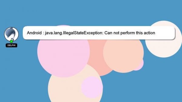 Android : java.lang.IllegalStateException: Can not perform this action after onSaveInstanceState wi