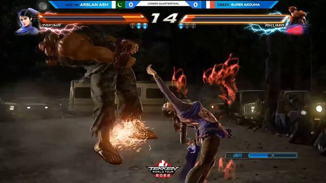 Evo 2022 Tekken 7 Arsalan Ash VS Super Akuma - Top 8 - 1080p 60fps смотреть онлайн