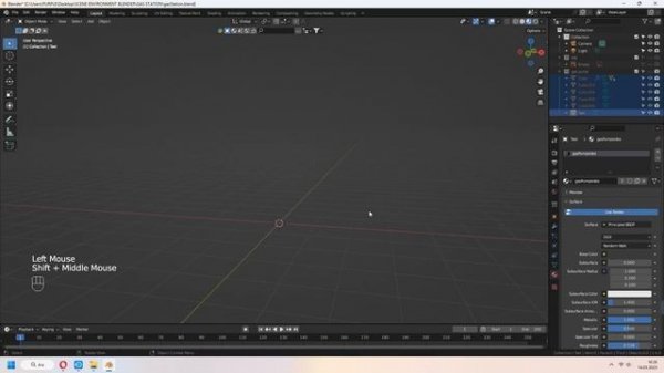 Blender Realistic Night Scene GAS STATION Tutorial / #aesthetic #blender #animation #tutorial