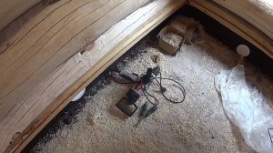 Подняли сруб 1,5 этажа # Будни строителя