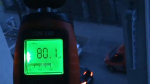 Замер шумозащиты остекление в две нитки