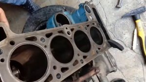 Трещина в гильзе блока цилиндров ВАЗ 2106