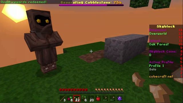 STARTING A NEW ISLAND! | Episode 1 (Cubecraft Skyblock Let's Play) смотреть онлайн