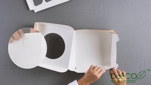 Инструкция по сборке упаковки для маффинов Eco Muf Doeco смотреть онлайн