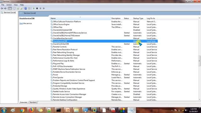 How to Create,delete,Start,Stop Oracle Services-ORADIM Utility смотреть онлайн