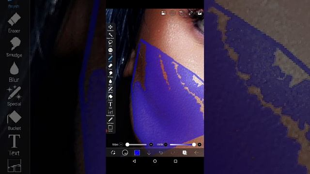 Cyborg effect photoediting tutorial on smartphone(ibis paint apk) смотреть онлайн