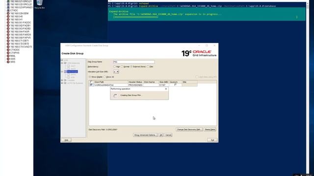 Install 0-Warrning Oracle 19c Rac on Windows Server 2019 AD member смотреть онлайн