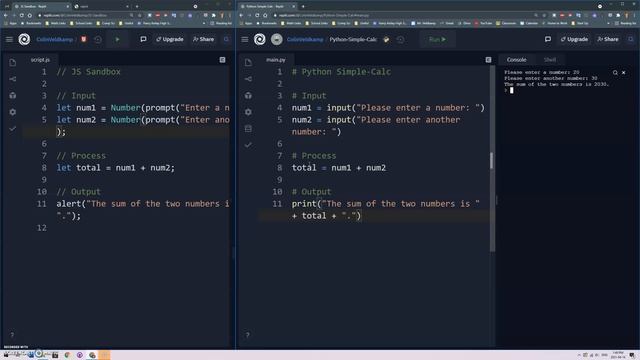 02 Python Simple Calc смотреть онлайн