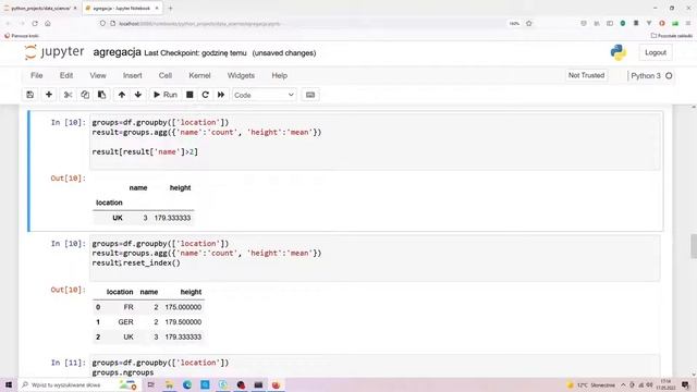 Python Pandas - grupowanie danych groupby() - aggregate(), filter(), transform() смотреть онлайн