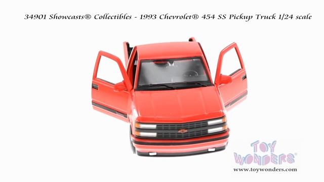 34901 Showcasts® Collectibles - 1993 Chevrolet® 454 SS Pickup Truck 1/24 Scale