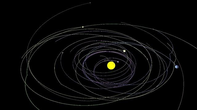 Simulation of protoplanets interacting смотреть онлайн