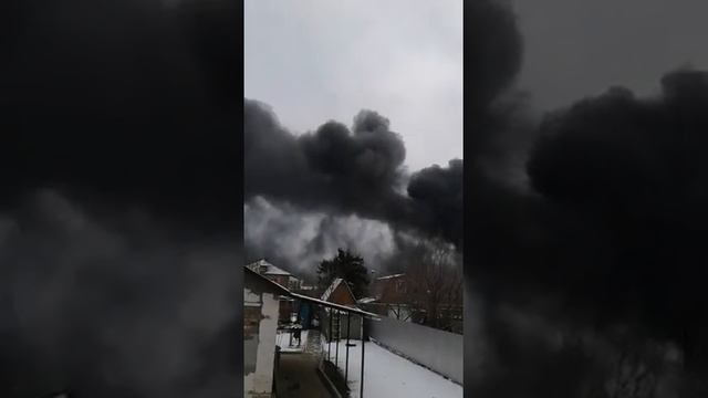 Пожар в Шахтах на ХБК