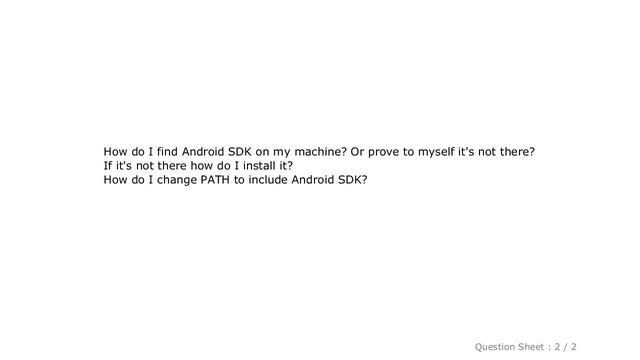 Android : Finding Android SDK on Mac and adding to PATH смотреть онлайн
