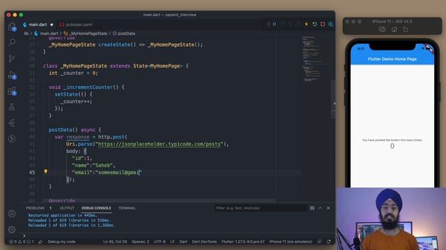 Flutter HTTP POST | Send Data to the Server | Flutter Tutorial for Beginners смотреть онлайн