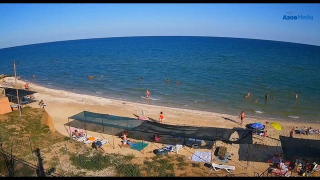 8 Августа. А у нас тепло и солнечно. Пляж. Таймлапс. смотреть онлайн