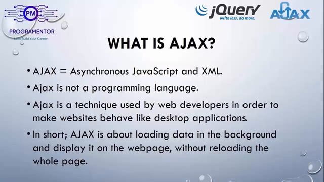 01 | Introduction To jQuery AJAX | jQuery Ajax Tutorial | Ajax Tutorial | Learn jQuery (Hindi/Urdu) смотреть онлайн