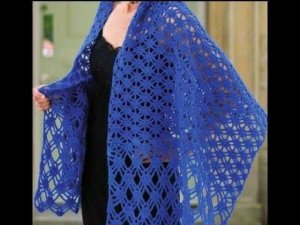 МК Узор для палантина крючком.