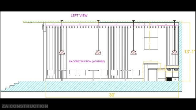 12x30 Cafe Shop | Pizza shop | Best Cafe Design | coffee shop interior design | Green Themed Cafe смотреть онлайн