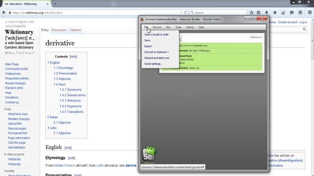 Selenium Builder Export Test to Python смотреть онлайн