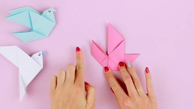 ОРИГАМИ ПТИЧКА | ГОЛУБЬ ИЗ БУМАГИ | ORIGAMI BIRD смотреть онлайн