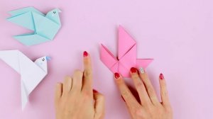 ОРИГАМИ ПТИЧКА | ГОЛУБЬ ИЗ БУМАГИ | ORIGAMI BIRD