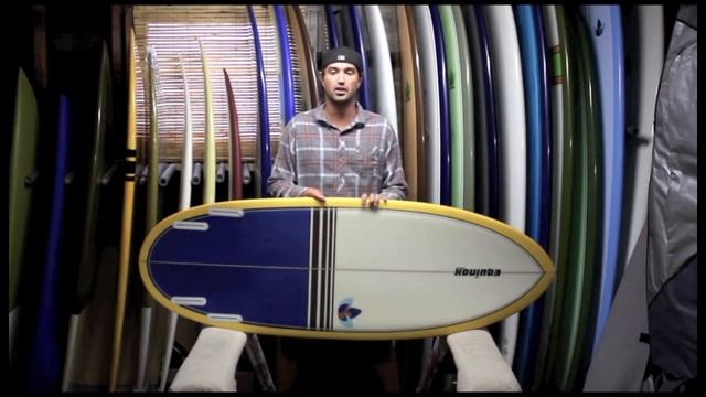5'8 Blaster Egg Surfboard by Equinox Surfboards смотреть онлайн