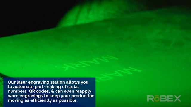 Autonomous Laser Engraving Station for Multiple Materials | RōBEX смотреть онлайн