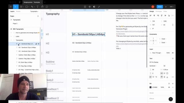 creating and override multiple Text Styles in Figma смотреть онлайн