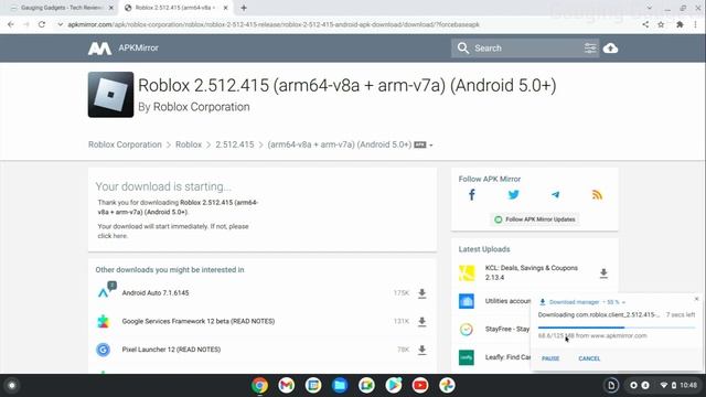 How to Install Roblox on Chromebook Without Google Play Store - 2022 смотреть онлайн