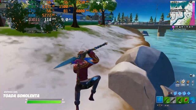 Teste PC Gamer Ryzen 3 2200G + Vega 8 + 16GB d Ram no jogo Fortnite Capítulo 3/settings competitiva смотреть онлайн