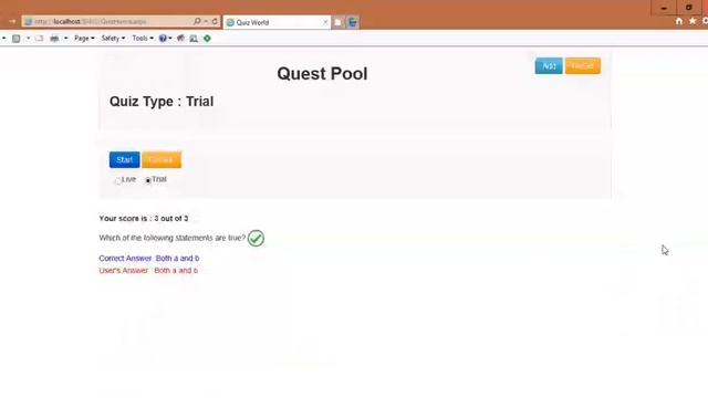 Quiz Application using Jquery,Webservice,Bootstrap (Demo) смотреть онлайн