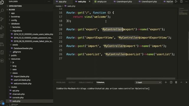 Laravel 8 import and export csv with pagination смотреть онлайн